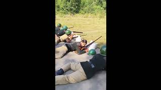 How to take a lying position for firing  NCC Training [upl. by Ahsirtal]