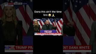 BRO CANNOT STOP 😭 shorts danawhite ufc ufcmemes donaldtrump [upl. by Babbie]