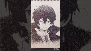 Scribble art of Vanitas from the case study of vanitas shorts ytshorts art anime drawing [upl. by Esilrahc]