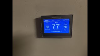 Honeywell Home RTH9600WF Smart Color Thermostat  First Alert Onelink Safe amp Sound Smart Hard Review [upl. by Iggie]