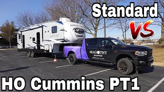 Comparing The RAM 3500 Standard And HO Cummins Towing Up 6 Grades  Is the Aisin Worth The Premium [upl. by Eidahs451]