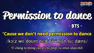 Học tiếng Anh qua bài hát  PERMISSION TO DANCE  LyricsKaraVietsub  Thaki English [upl. by Margalo]