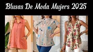 BLUSAS DE MODA PARA MUJERS 2025safeeranaz [upl. by Craven469]