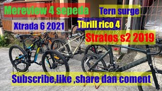 JUAL SEPEDA MURAH tern surgextrada 6thrill richocet 4stratos s2 [upl. by Stricklan]