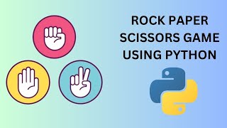 Rock Paper Scissors Game using Python [upl. by Yajiv887]