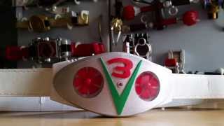 Update Kamen Rider V3  Double Typhoon Belt  Single Switch Activation [upl. by Sansone]