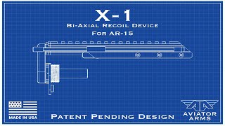 X1 Recoil Device by Aviator Arms in Action [upl. by Neibaf]