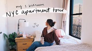 NYC APARTMENT TOUR  Inside my 400 ish sq ft 1 bedroom apartment in downtown Manhattan [upl. by Karil]