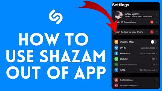 How to Use Shazam Out of App 2024 [upl. by Accalia]