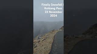 Finally Snowfall in Rohtang Pass [upl. by Stanwin]