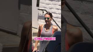 Jessica Alba Works Up A Sweat With Friends At Soul Cycle Spin Class In Los Angeles CA [upl. by Adni884]