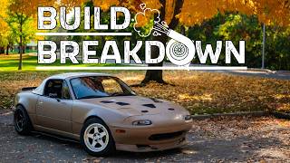 BUILD BREAKDOWN mazda miata DRIFTCAR [upl. by Aenil]