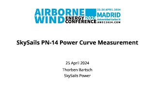 SkySails PN14 Power Curve Measurement [upl. by Salvadore89]