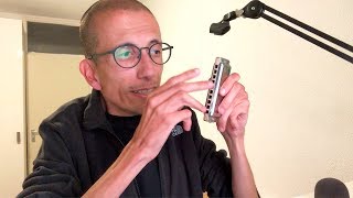 Beginnen met MONDHARMONICA SPELEN Blues Harp  Harmonica oefening [upl. by Airretnahs]