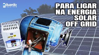 MOTOR Trifásico 15 CV para Testes na Energia Solar OFFGRID [upl. by Clemente]