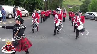 Lisburn Young Defenders FB  Ballynahinch Protestant Boys FB Parade 2024 [upl. by Sung781]