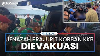 Jenazah Prajurit Gugur dalam Kontak Tembak dengan KKB Dievakuasi ke Timika [upl. by Germaun910]