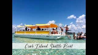 Crab Island Shuttle Boat  Things To Do In Destin Florida [upl. by Backler]