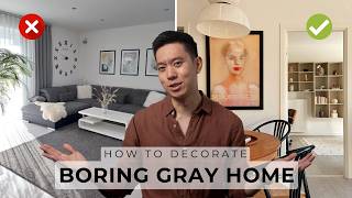 5 Easy Steps To Transform Your Boring Gray Home Without Ripping Everything Out [upl. by Anerat]