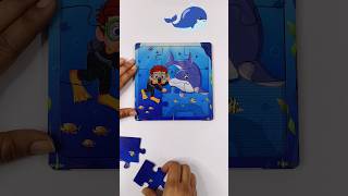 🐢 🐠 Sea Puzzle  Down In The Deep Blue Sea Song toddlerlearning funlearning shorts [upl. by Nani836]