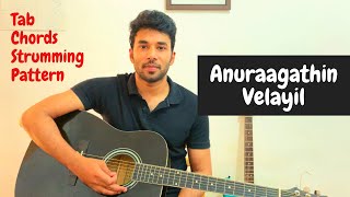 Anuraagathin Velayil Guitar ChordsMalayalam Guitar TutorialsAkhil C Nair  Easy Guitar Lessons4K [upl. by Noirred950]