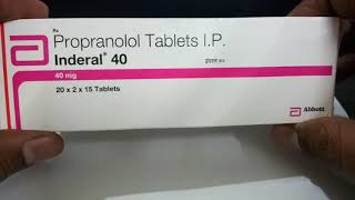 Inderal 40 MG Tablet Review In Hindi [upl. by Durrett]