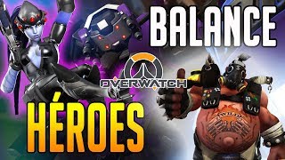 OVERWATCH ASÍ ESTÁ EL NUEVO BALANCE DE HÉROES NUEVOS BUFFS para la TEMPORADA 6 [upl. by Enovahs666]