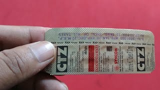 How to use CTZ  cetirizine  tablets √ use dose and side effect full review [upl. by Eniala]