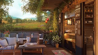 Countryside Coffee Shop  Smooth Jazz Music for a Relaxing Atmosphere with Nature Sounds [upl. by Aronle]