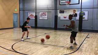 How To Practice Push Pass  Basketball Drill [upl. by Agretha466]