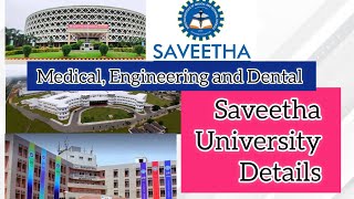 Saveetha University Details SIMATS 2024 Medical Engineering and Dentalsaveetha simatsmedical [upl. by Ash]