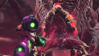 Metroid Dread 100 Walkthrough Part 6 Hanubia Purple EMMI amp Experiment No Z57 Boss Battles [upl. by Bremen]