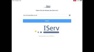 Anmeldung IServ App [upl. by Metzgar111]
