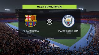 FIFA 22 🔥 Mecz Towarzyski 2022 🔥 FC Barcelona  Manchester City 🔥 [upl. by Airdnazxela428]