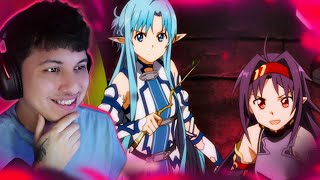 SLEEPING KNIGHTS  Sword Art Online Season 2 Episode 20 Reaction [upl. by Mano495]