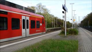 S Bahn Kreuzung in Hannover Karl Wiechert Allee 31102013 [upl. by Nels587]