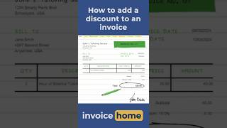 How do I add a discount to an invoice [upl. by Binky113]