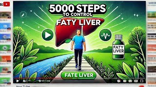 Walking Can Help Control Fatty Liver  October 7 Walk  Complete 5000 Steps [upl. by Elyn]