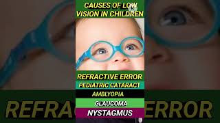 Low Vision in Children  Causes and Treatment lowvision children Amblyopia Refractiveerrors [upl. by Adahs]