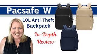 Pacsafe W AntiTheft 10L Backpack Protect Your Valuables with Style [upl. by Riess]