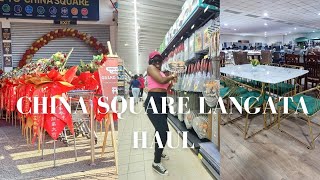 China Square Langata grand opening Chinasquare shopping haul with prices Shopping Haul [upl. by Efeek]