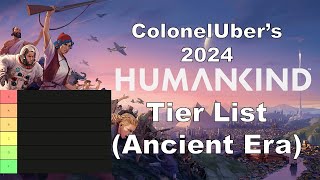 2024 Humankind Ancient Era Tier List [upl. by Tess804]