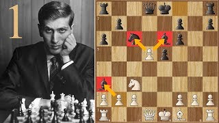 Bobby Faces Iron Tigran  Fischer vs Petrosian  1971  Game 1 [upl. by Hung]