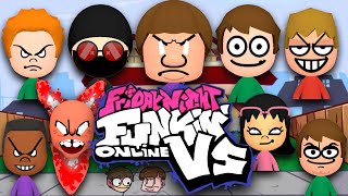 Every EDD and UBERKIDS vs Friday Night Funkin ONLINE MOD Mii EVER [upl. by Suicul821]