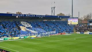 Deilige TIFO i OB  Esbjerg på Odense Stadion i1 div 26102024 [upl. by Ajar]