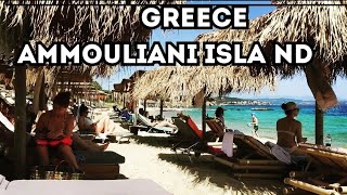 Traveling to Greek Island Ammouliani Halkidiki travel traveling greece [upl. by Eilyab531]