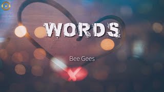 Words Lyrics Bee Gees [upl. by Alarick397]