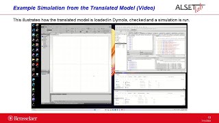 Demo Loading Checking and Simulated a Power System Model Transformed from CIMCGMES to Modelica [upl. by Laro654]