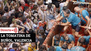 La Tomatina de Buñol Valencia EN DIRECTO [upl. by Anotyal763]