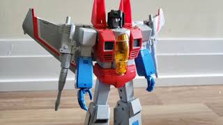 Deformation Space  Aircraft DS01 Crimson Wings  Starscream MP size comparison [upl. by Bethezel947]